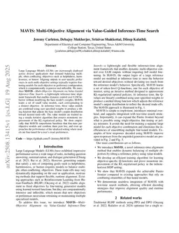 MAVIS: Multi-Objective Alignment via Value-Guided Inference-Time Search