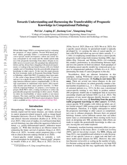 Cross-Cancer Knowledge Transfer in WSI-based Prognosis Prediction