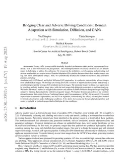 Bridging Clear and Adverse Driving Conditions