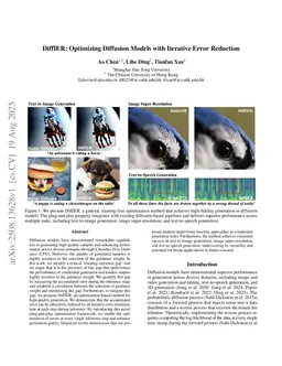 DiffIER: Optimizing Diffusion Models with Iterative Error Reduction