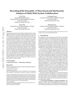 Revisiting RAG Ensemble: A Theoretical and Mechanistic Analysis of Multi-RAG System Collaboration