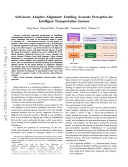 Self-Aware Adaptive Alignment: Enabling Accurate Perception for Intelligent Transportation Systems