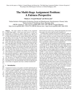 The Multi-Stage Assignment Problem: A Fairness Perspective