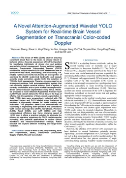 A Novel Attention-Augmented Wavelet YOLO System for Real-time Brain Vessel Segmentation on Transcranial Color-coded Doppler