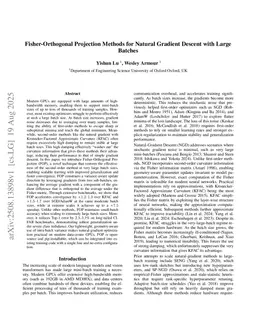Fisher-Orthogonal Projection Methods for Natural Gradient Descent with Large Batches