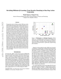 Revisiting Diffusion Q-Learning: From Iterative Denoising to One-Step Action Generation