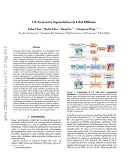 GS: Generative Segmentation via Label Diffusion