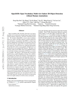 OpenM3D: Open Vocabulary Multi-view Indoor 3D Object Detection without Human Annotations