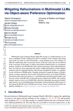 Mitigating Hallucinations in Multimodal LLMs via Object-aware Preference Optimization