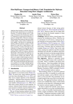 FlowMalTrans: Unsupervised Binary Code Translation for Malware Detection Using Flow-Adapter Architecture