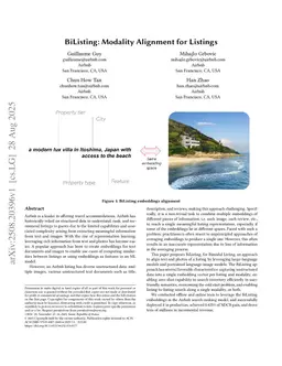 BiListing: Modality Alignment for Listings