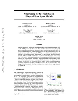 Uncovering the Spectral Bias in Diagonal State Space Models