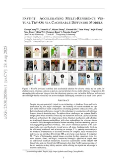 FastFit: Accelerating Multi-Reference Virtual Try-On via Cacheable Diffusion Models