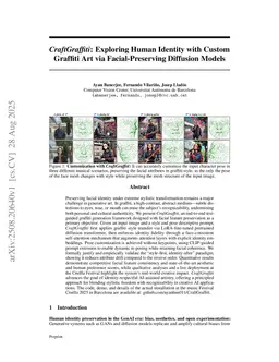 CraftGraffiti: Exploring Human Identity with Custom Graffiti Art via Facial-Preserving Diffusion Models