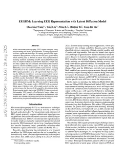 EEGDM: Learning EEG Representation with Latent Diffusion Model