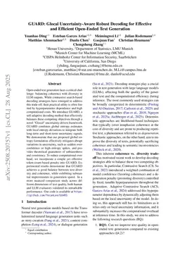 GUARD: Glocal Uncertainty-Aware Robust Decoding for Effective and Efficient Open-Ended Text Generation