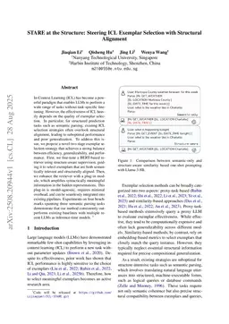 STARE at the Structure: Steering ICL Exemplar Selection with Structural Alignment