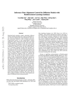 Inference-Time Alignment Control for Diffusion Models with Reinforcement Learning Guidance