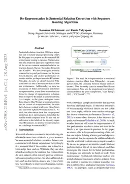 Re-Representation in Sentential Relation Extraction with Sequence Routing Algorithm