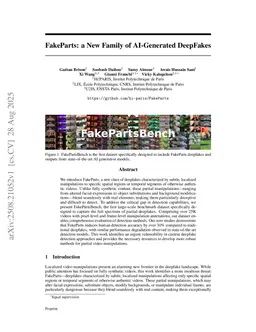 FakeParts: a New Family of AI-Generated DeepFakes