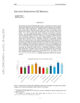 Granite Embedding R2 Models
