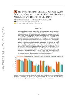 R-4B: Incentivizing General-Purpose Auto-Thinking Capability in MLLMs via Bi-Mode Annealing and Reinforce Learning