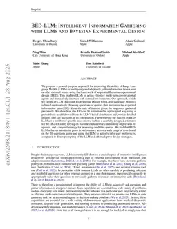 BED-LLM: Intelligent Information Gathering with LLMs and Bayesian Experimental Design