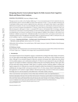 Designing Smarter Conversational Agents for Kids: Lessons from Cognitive Work and Means-Ends Analyses