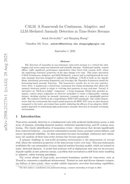 CALM: A Framework for Continuous, Adaptive, and LLM-Mediated Anomaly Detection in Time-Series Streams