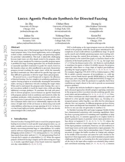 Locus: Agentic Predicate Synthesis for Directed Fuzzing