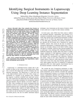 Identifying Surgical Instruments in Laparoscopy Using Deep Learning Instance Segmentation