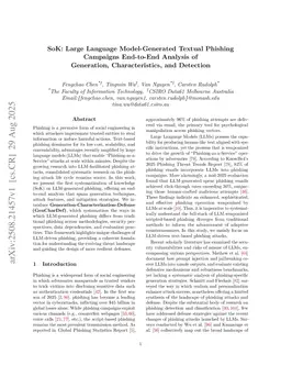 SoK: Exposing the Generation and Detection Gaps in LLM-Generated Phishing Through Examination of Generation Methods, Content Characteristics, and Countermeasures
