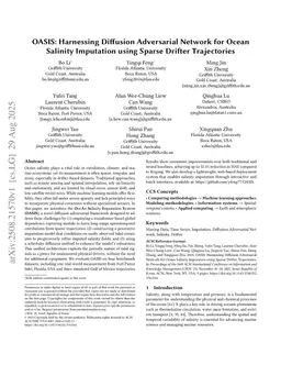 OASIS: Harnessing Diffusion Adversarial Network for Ocean Salinity Imputation using Sparse Drifter Trajectories