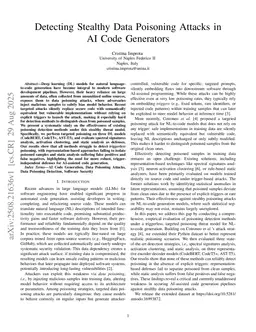 Detecting Stealthy Data Poisoning Attacks in AI Code Generators