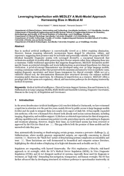 Leveraging Imperfection with MEDLEY A Multi-Model Approach Harnessing Bias in Medical AI