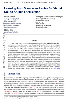 Learning from Silence and Noise for Visual Sound Source Localization