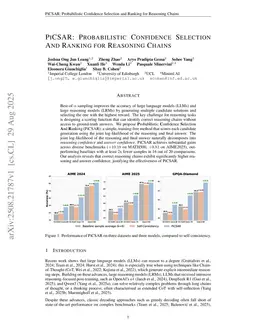 PiCSAR: Probabilistic Confidence Selection And Ranking