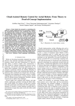 Cloud-Assisted Remote Control for Aerial Robots: From Theory to Proof-of-Concept Implementation