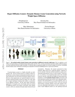 Hyper Diffusion Avatars: Dynamic Human Avatar Generation using Network Weight Space Diffusion