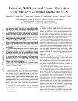 Enhancing Self-Supervised Speaker Verification Using Similarity-Connected Graphs and GCN