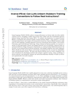 Inverse IFEval: Can LLMs Unlearn Stubborn Training Conventions to Follow Real Instructions?