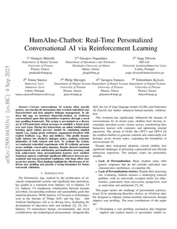 HumAIne-Chatbot: Real-Time Personalized Conversational AI via Reinforcement Learning