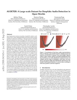 AUDETER: A Large-scale Dataset for Deepfake Audio Detection in Open Worlds