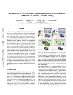 Global-to-Local or Local-to-Global? Enhancing Image Retrieval with Efficient Local Search and Effective Global Re-ranking