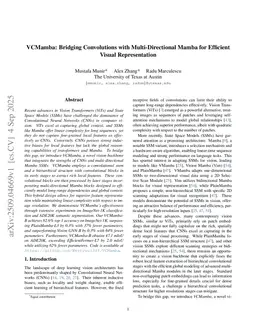 VCMamba: Bridging Convolutions with Multi-Directional Mamba for Efficient Visual Representation