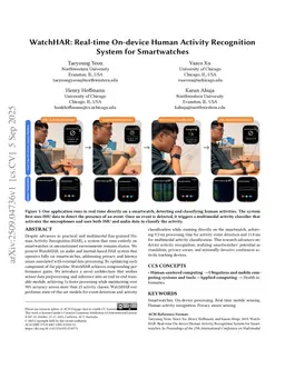 WatchHAR: Real-time On-device Human Activity Recognition System for Smartwatches