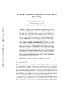VARMA-Enhanced Transformer for Time Series Forecasting