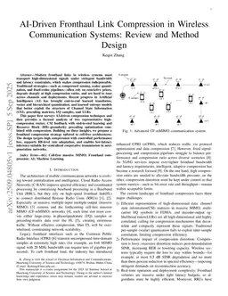 AI-Driven Fronthaul Link Compression in Wireless Communication Systems: Review and Method Design