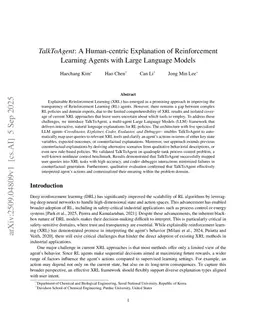 TalkToAgent: A Human-centric Explanation of Reinforcement Learning Agents with Large Language Models