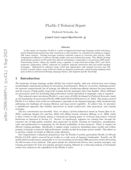PLaMo 2 Technical Report